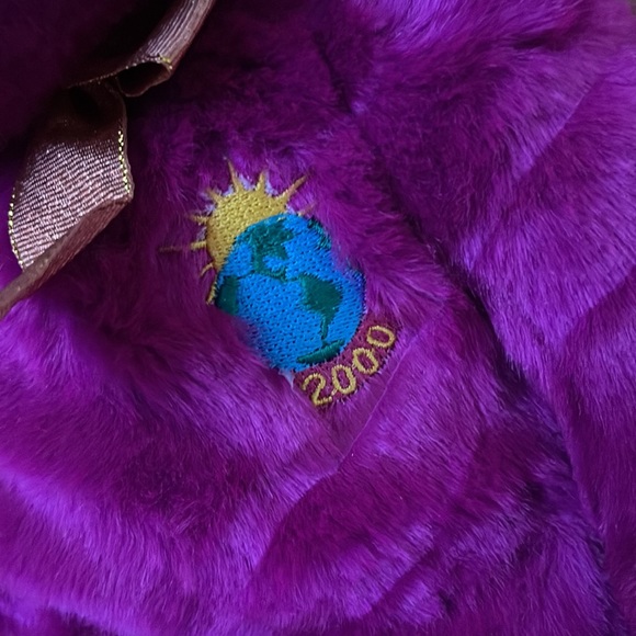 Beanie Baby/Buddy Plush Fuchsia Millenium Bear with Tag - Picture 4 of 7